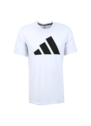 adidas Beyaz Erkek Yuvarlak Yaka Regular Fit T-Shirt IM4373-TR-ES FR LOGO T     WHI  