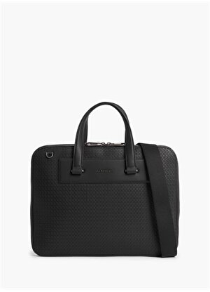 Calvin Klein Siyah Erkek Laptop Çantası MINIMALISM SLIM LAPTOP BAG MONO