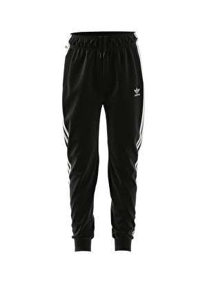 adidas Siyah Erkek Çocuk Uzun Lastikli Düz Eşofman Altı GN8453 SST TRACK PANTS   