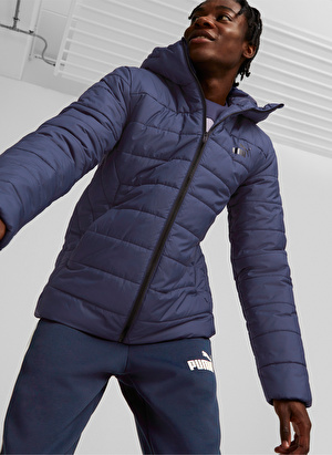 Puma Lacivert Erkek Dik Yaka Regular Fit Mont 84893806 ESS Padded Jacket  