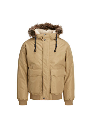 Jack & Jones Kahve Erkek Mont 12236034_JJDAVID BOMBER JACKET