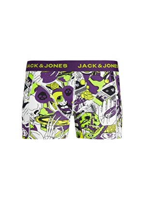 Jack & Jones Mor Erkek Boxer 12240247_JACSPACE SKULL TRUNK SN