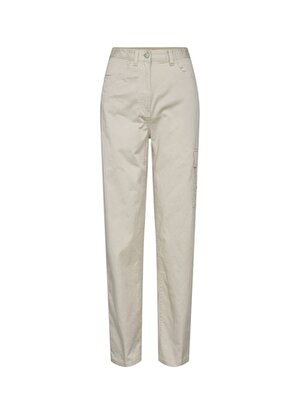Calvin Klein Jeans Yüksek Bel Normal Bej Kadın Pantolon J20J221297