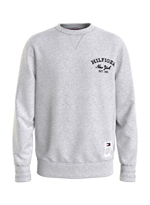 Tommy Hilfiger Bisiklet Yaka Gri Erkek Sweatshırt MW0MW31509P01