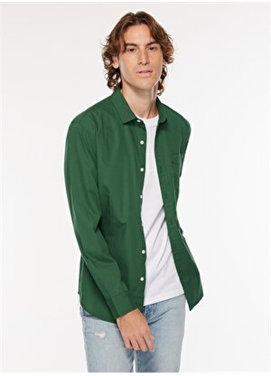 Levis Normal Yeşil Desenli Erkek Gömlek 32907-0389_BNG MT CL1PKTTRIM SHRT S