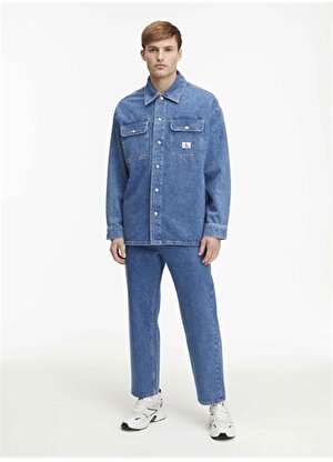 Calvin Klein Jeans Oversize Erkek Denim Gömlek J30J3233261A4