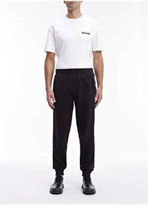 Calvin Klein Normal Bel Slim Fit Siyah Erkek Eşofman Altı K10K111565BEH