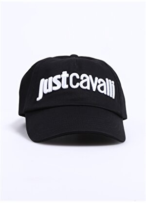 Just Cavalli Siyah - Beyaz Kadın Şapka 74RBZK30