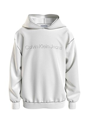 Calvin Klein Düz Erkek Çocuk Gri Sweatshırt IB0IB01683PGB