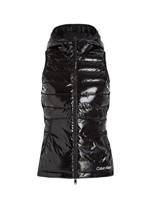 Calvin Klein Siyah Kadın Kapüşonlu Şişme Yelek 00GWF3O509BAE HYBRID - Padded Vest  