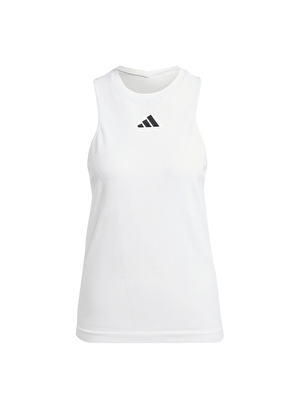 adidas Beyaz Kadın Bisiklet Yaka Atlet IA7030-Y-TANK PRO   