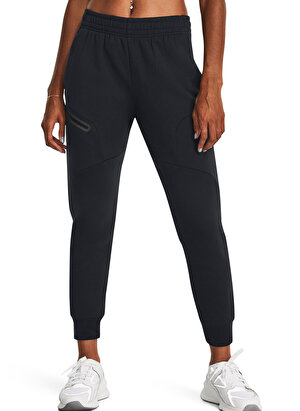 Under Armour Siyah Kadın Eşofman Altı 1379846-001 Unstoppable Flc Jogger  