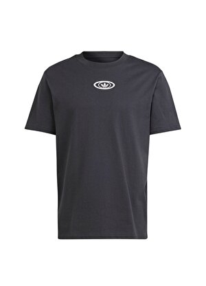 adidas Siyah Erkek Bisiklet Yaka T-Shirt IL5363-GRF TEE   