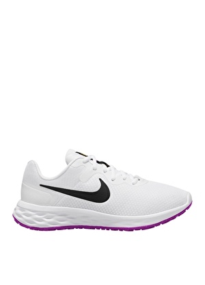 Nike Beyaz Kadın Koşu Ayakkabısı DC3729-106 W REVOLUTION 6 NN 