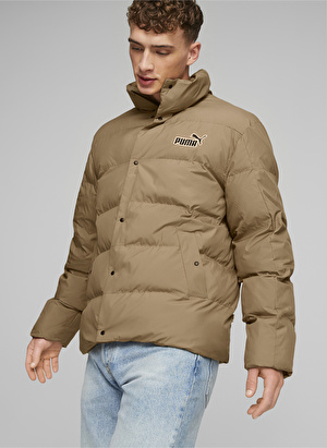 Puma Krem Erkek Dik Yaka Regular Fit Mont 67537685 Better Polyball Puffer  