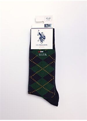 U.S. Polo Assn. Yeşil Erkek Çorap A081SZ013.P01.ALEGRON