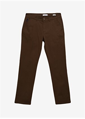 U.S. Polo Assn. Normal Bel Normal Paça Regular Fit Hardal Erkek Pantolon DAMES23K-REG