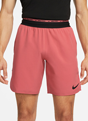 Nike Kırmızı - Pembe Erkek Regular Fit Şort DD1700-655 M NK DF NPC FLX RP 8UL S 