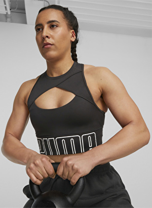 Puma Siyah Kadın Sporcu Sütyeni MOVE FASHION BRA LONGLINE    