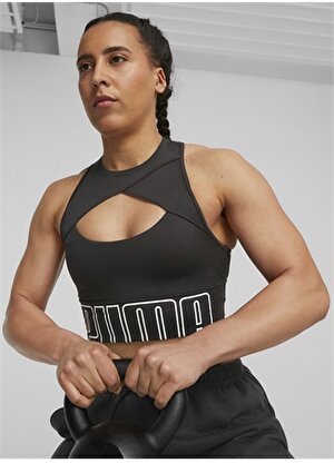 Puma Siyah Kadın Sporcu Sütyeni MOVE FASHION BRA LONGLINE    