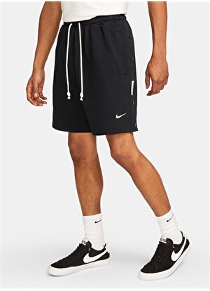 Nike Siyah - Gri - Gümüş Erkek Regular Fit Şort FB6921-010 M NK DF SI FLC 8IN SHORT 