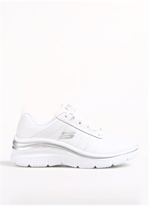 Skechers Beyaz - Gümüş Kadın Lifestyle Ayakkabı 149473TK WSL FASHION FIT  