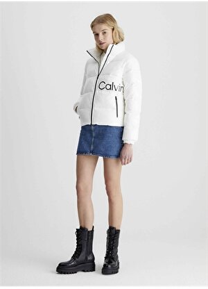 Calvin Klein Jeans Beyaz Kadın Mont J20J221885YBI
