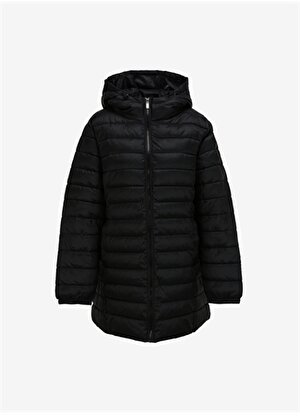 Only Siyah Kadın Mont CARNEW TAHOE QUILTED HOOD COAT OTW