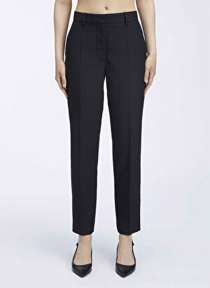 Calvin Klein Yüksek Bel Normal Siyah Kadın Pantolon K20K205959BEH