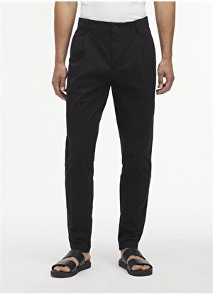 Calvin Klein Normal Bel Normal Paça Slim Fit Siyah Erkek Pantolon K10K111490BEH