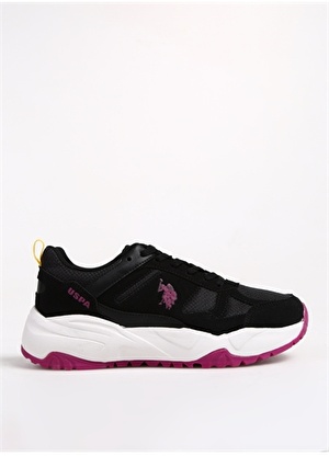 U.S. Polo Assn. Siyah Kadın Sneaker 3W SATORI WMN 3PR 