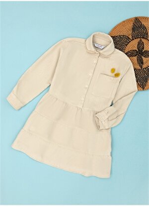 U.S. Polo Assn. Kum Kız Çocuk Diz Üstü Elbise SAMT