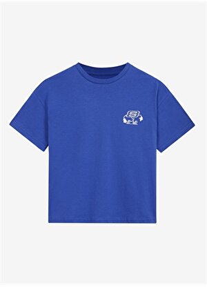 Skechers Saks Erkek Çocuk Yuvarlak Yaka Kısa Kollu T-Shirt SK232156-403