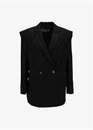 Versace Jeans Couture Normal Siyah Kadın Ceket 75HAQ700