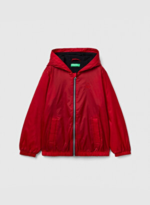 Benetton Koyu Kırmızı Erkek Çocuk Yağmurluk 2BL5QN001