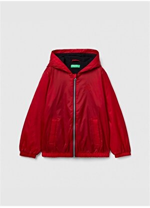 Benetton Koyu Kırmızı Erkek Çocuk Yağmurluk 2BL5QN001