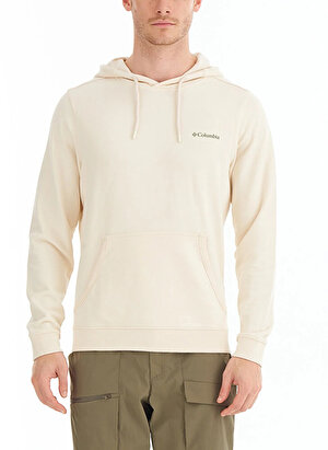 Columbia Krem Erkek Kapüşon Yaka Sweatshirt CS0275190_CS0275 