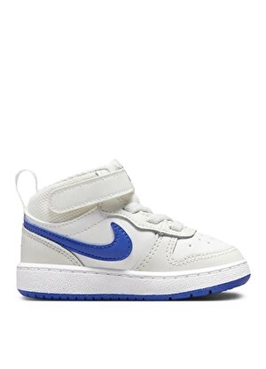 Nike Çocuk Beyaz Yürüyüş Ayakkabısı CD7784-113 COURT BOROUGH MID 2 (TDV   