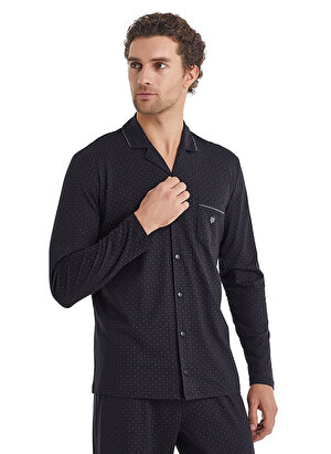 Blackspade Siyah - Çok Renkli Erkek Pijama Takımı 40084