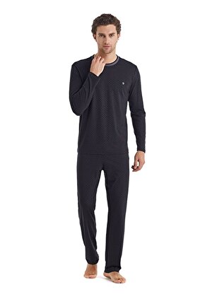 Blackspade Siyah - Çok Renkli Erkek Pijama Takımı 40086