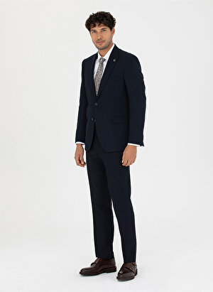 Pierre Cardin Normal Bel Slim Fit Lacivert Erkek Takım Elbise E19355/ST