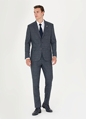 Pierre Cardin Normal Bel Slim Fit Lacivert Erkek Takım Elbise N00102/ST