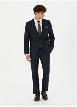 Pierre Cardin Normal Bel Slim Fit Lacivert Erkek Takım Elbise R20043/ST