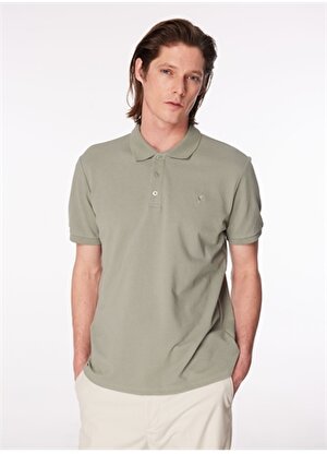 Fabrika Açık Haki Erkek Regular Fit Polo T-Shirt BORAMIR-Y  