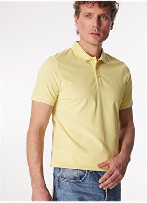 Fabrika Açık Sarı Erkek Regular Fit Polo T-Shirt LEGOLAS Y  