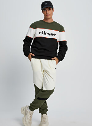 Ellesse Siyah Erkek Bisiklet Yaka Sweatshirt EM067-BK 