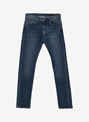 Armani Exchange Normal Bel Slim Fit Erkek Denim Pantolon 8NZJ13 1500 INDIGO DENIM