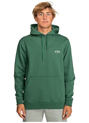 Billabong Yeşil Erkek Kapüşon Yaka Sweatshirt EBYFT00114 Arch Po