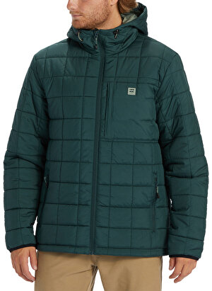 Billabong Yeşil Erkek Kapüşon Yaka Ceket ABYJK00162 Journey Puffer Jacket