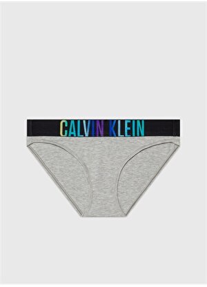 Calvin Klein Gri - Çok Renkli Kadın Bikini Külot 000QF7835E